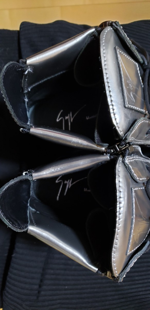 Giuseppe Zanotti レザー ハイトップ スニーカー | contifarma.pe