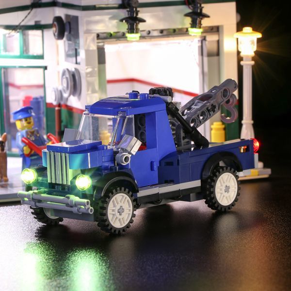 MOC LEGO レゴ ブロック 10264 クリエイター エキスパート 互換 街角のガレージ LED ライト キット DL002_画像7