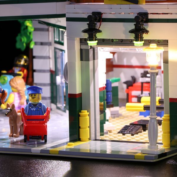 MOC LEGO レゴ ブロック 10264 クリエイター エキスパート 互換 街角のガレージ LED ライト キット DL002_画像5