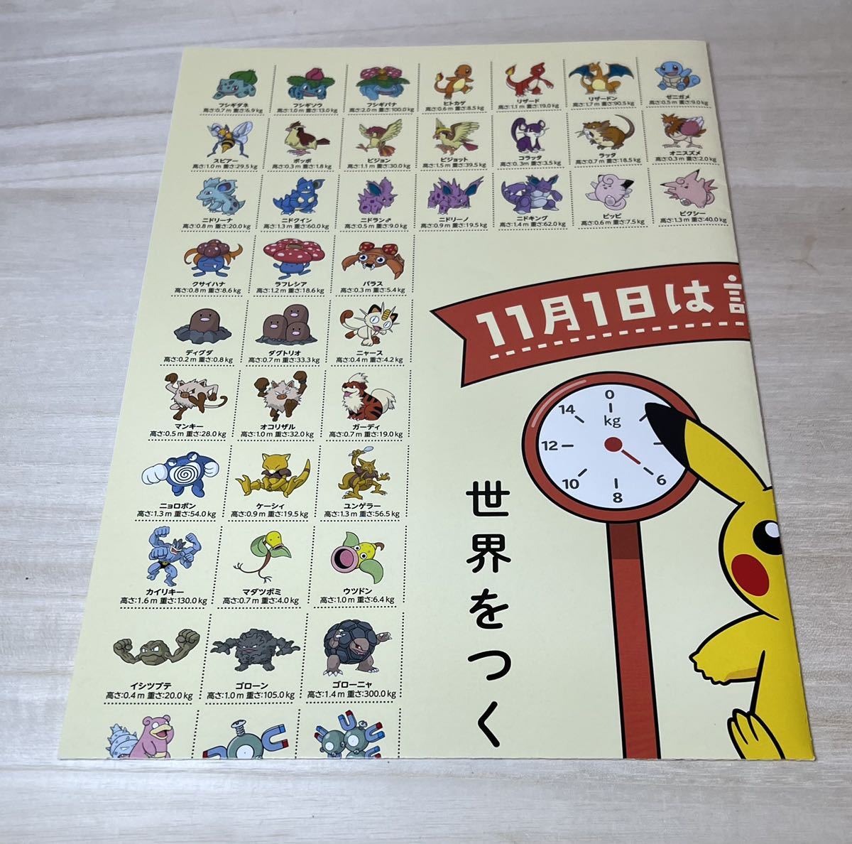 初代ポケモン 身長 体重表 ポケットモンスター カレンダー その他 売買されたオークション情報 Yahooの商品情報をアーカイブ公開 オークファン Aucfan Com 初代ポケモン 身長 体重表 ポケットモンスター カレンダー その他 売買されたオークション情報 Yahooの商品情報をアーカイブ公開 オークファン Aucfan Com