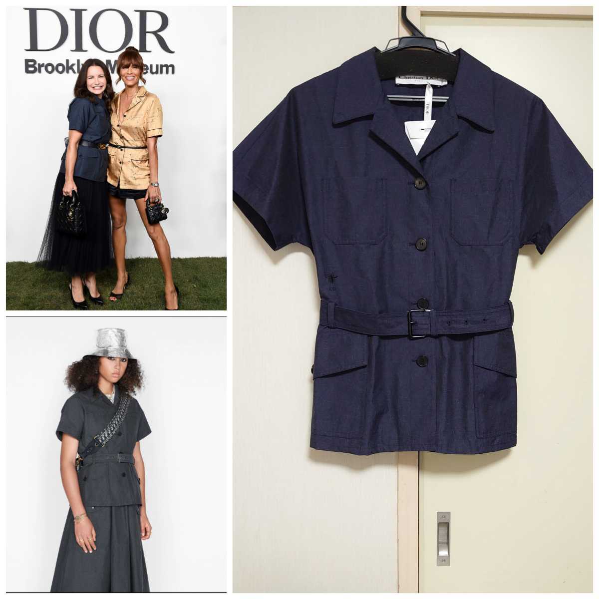 素敵な Christian Dior 2021aw Bee刺繍 ショートスリーブジャケット
