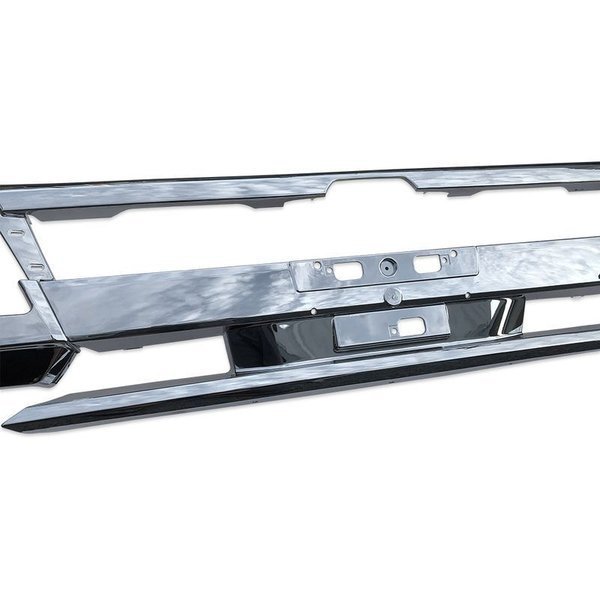 日野 17 レンジャー H29.5? 標準 メッキ フロント バンパー 4分割 スポイラー 無し バンパー フルセット RM-T266N-267N-268N_画像3