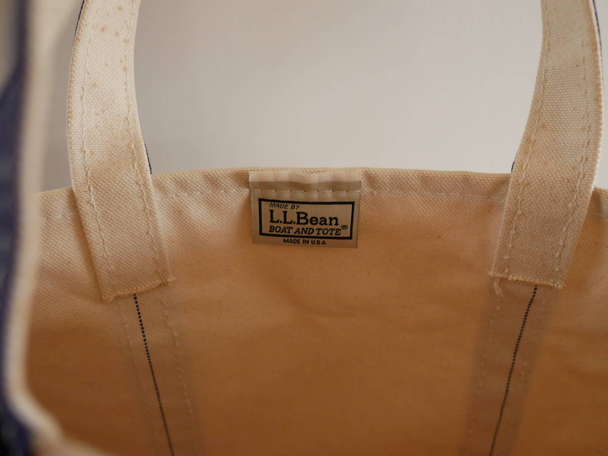 送料込 未使用を水洗い L.L.Bean エルエルビーン LLBEAN LLbean LLビーン トートバッグ 希少アメリカ製 Made in USA ビンテージ_画像2