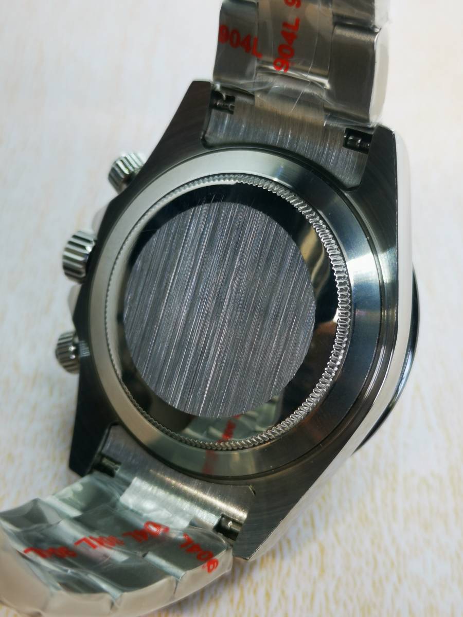 1円~ SEIKO カスタム デイトナ パンダ文字盤 modセイコー vk63
