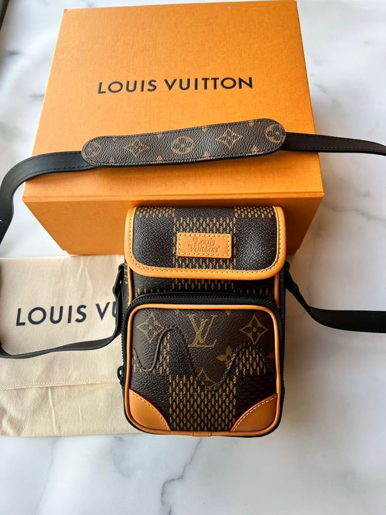 AUTHENTIC LOUIS VUITTON duck coin card holder N60388 coin purse NIGO  Virgi