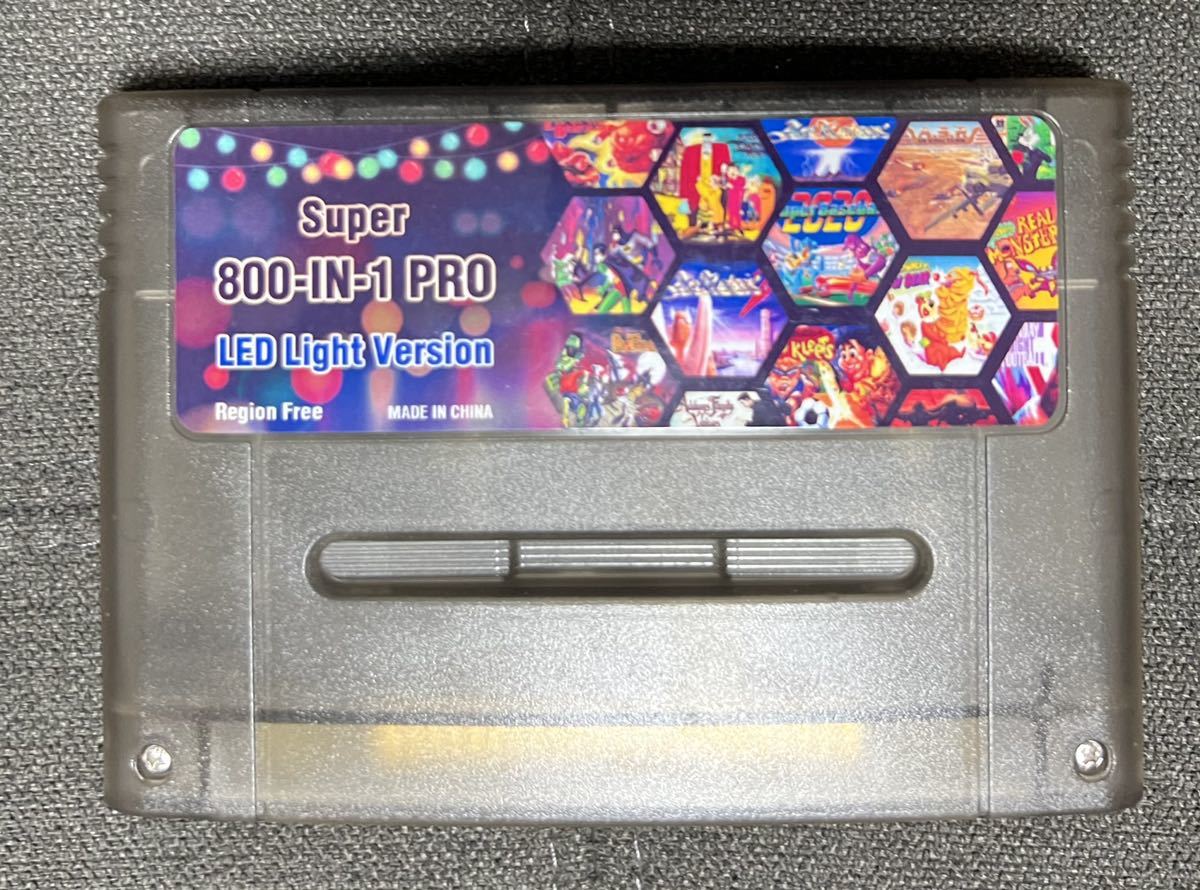 SFC スーパーファミコン / 800 in 1 PRO LED LIGHT VERSION SFC スーパーファミコン / 800 in 1 PRO LED LIGHT VERSION