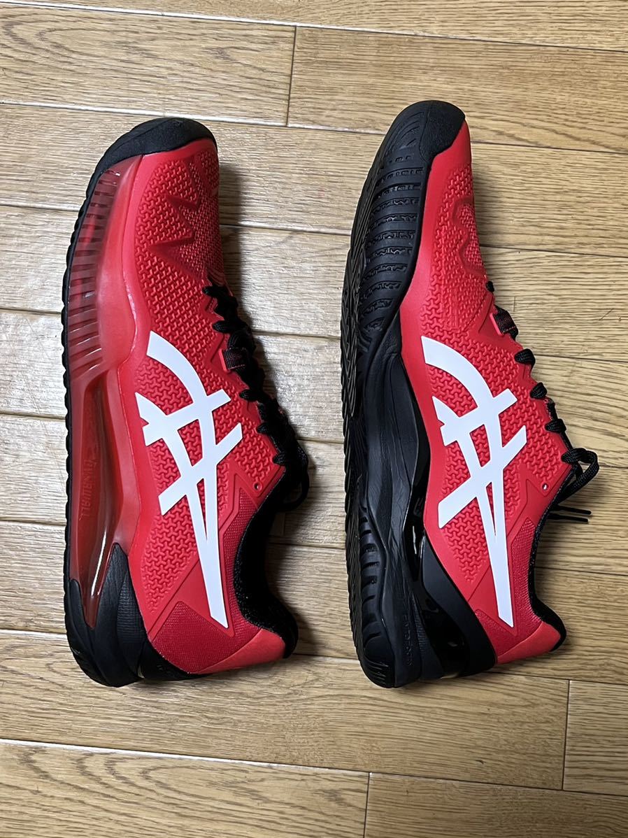 送料込】asics アシックス テニスシューズ ゲルレゾリューション 8
