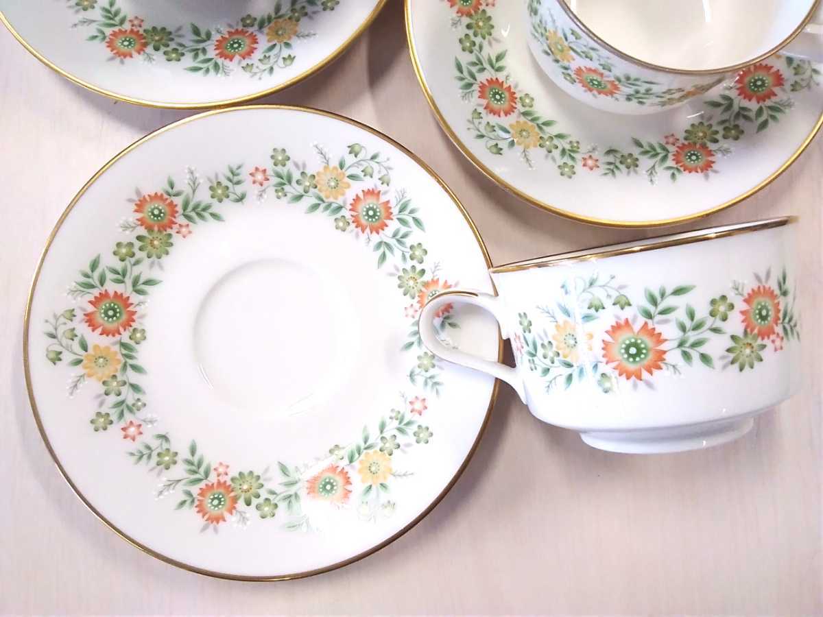 希少 ☆美品☆ Noritake ノリタケ アイボリーチャイナ レース トリオ