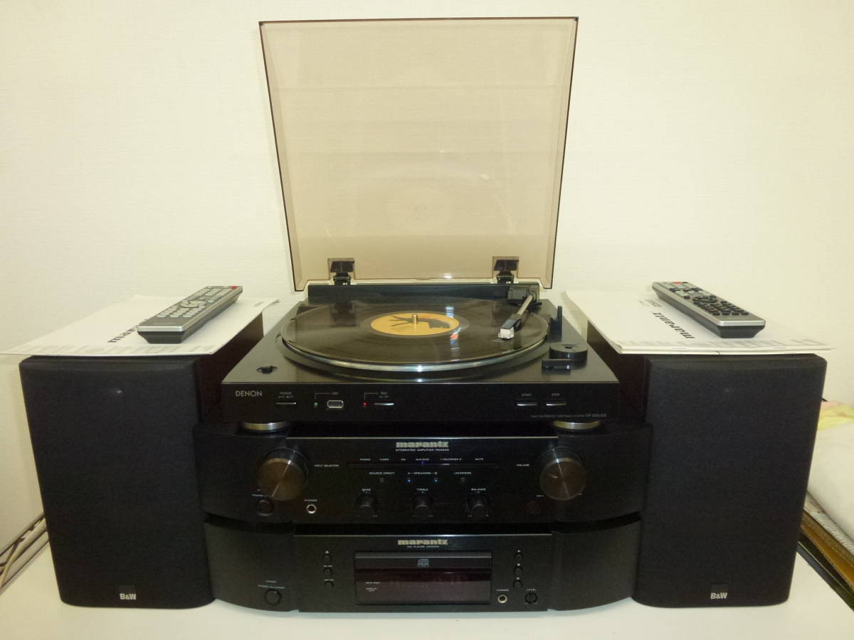 引取限定※ B&W 686 スピーカーペア MARANTZ アンプ/CDプレーヤー