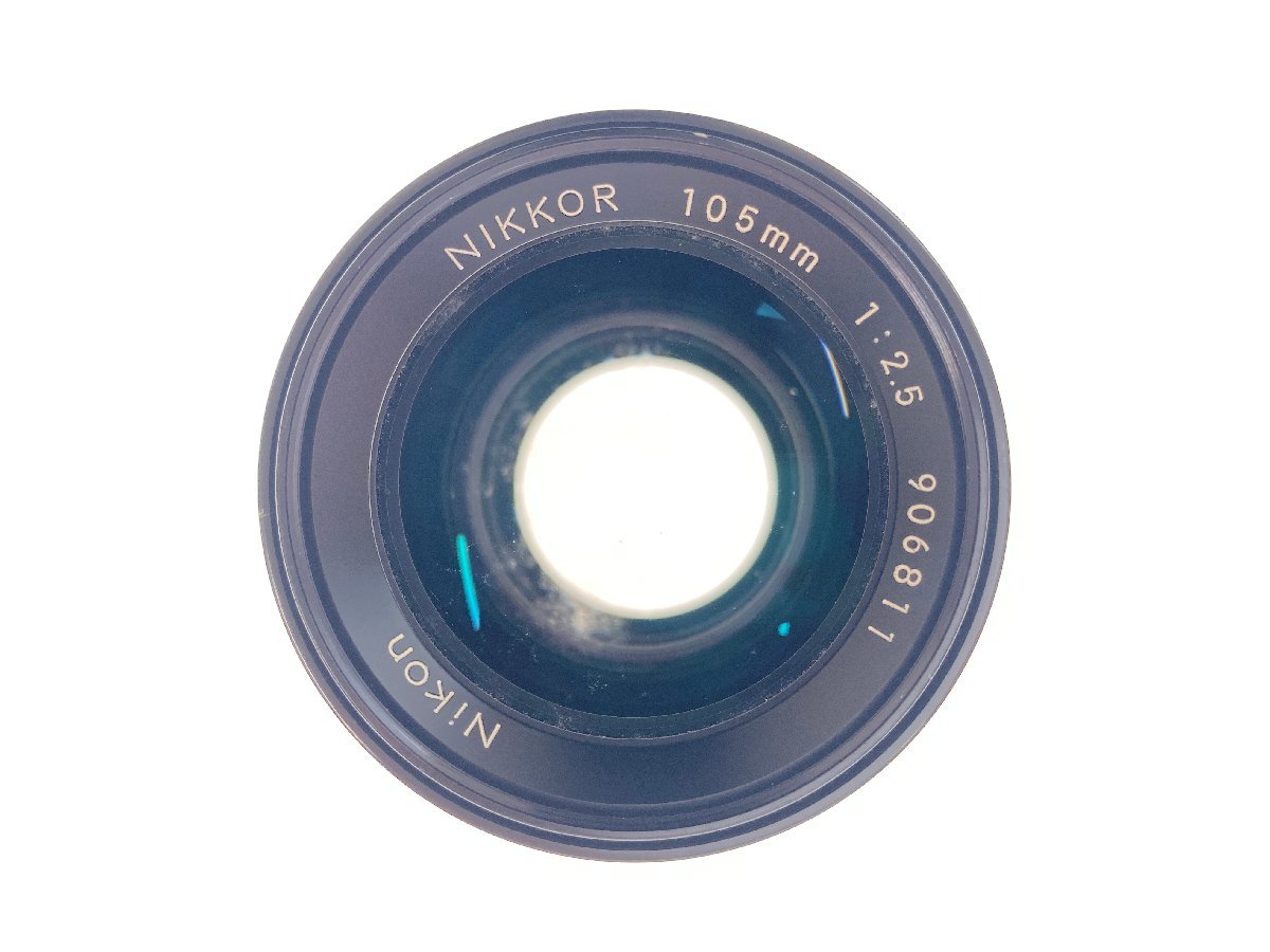 H4 ニコン NIKON Ai-S NIKKOR 105mm f2.5 単焦点 中望遠 レンズ Fマウント LENS レンズ 現状品_画像4