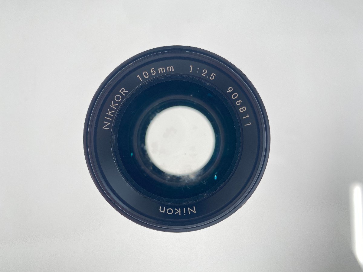 H4 ニコン NIKON Ai-S NIKKOR 105mm f2.5 単焦点 中望遠 レンズ Fマウント LENS レンズ 現状品_画像6