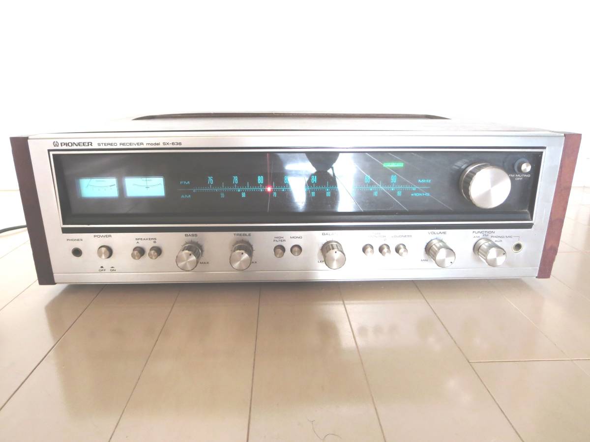 ヤフオク! - パイオニア AM+FM ステレオレシーバー SX-636