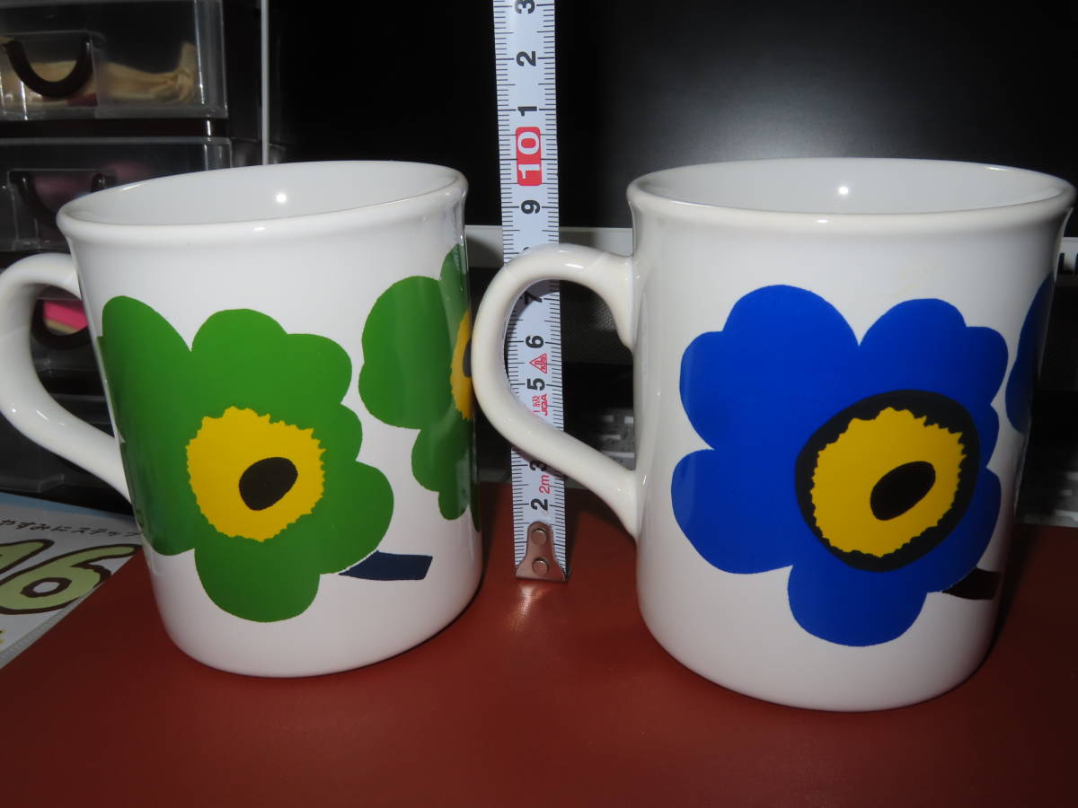 北欧マリメッコ / marimekko マグカップ 2個セット オールドマグ made