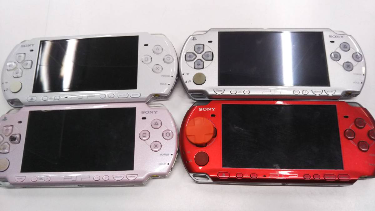 ジャンク PSP-3000 ×2 PSP-2000 ×2 計4台 動作未確認 gzerosolucoes.com.br