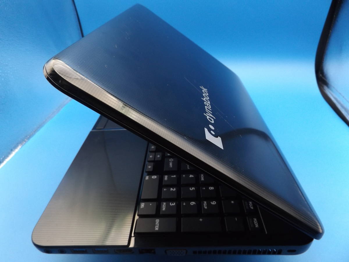 SSD512GB 第3世代Core i7 東芝dynabook T552/58HB プレシャスブラック