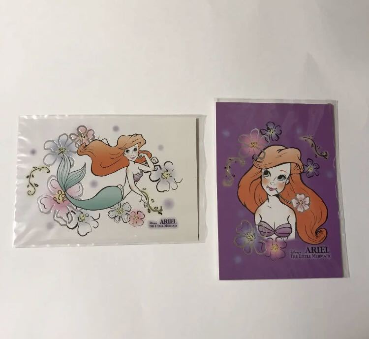 Paypayフリマ アリエル プリンセス ディズニー ポストカード 2枚セット 可愛い イラスト オシャレ
