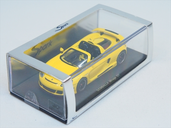 * last 1 piece * new goods * out of print gen rose Mirage GT open ( yellow ) [ Porsche Carrera GT base ]