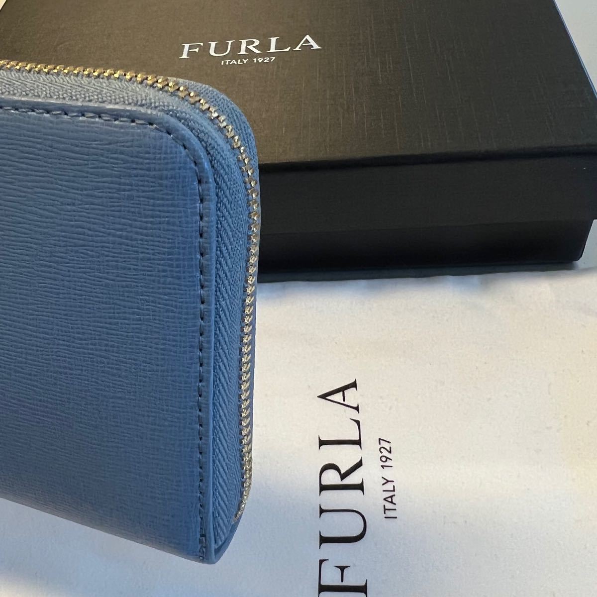 未使用に近い! フルラ FURLA バビロン 財布 長財布 ラウンドファスナー 未使用に近い‼️ フルラ FURLA 財布 長財布