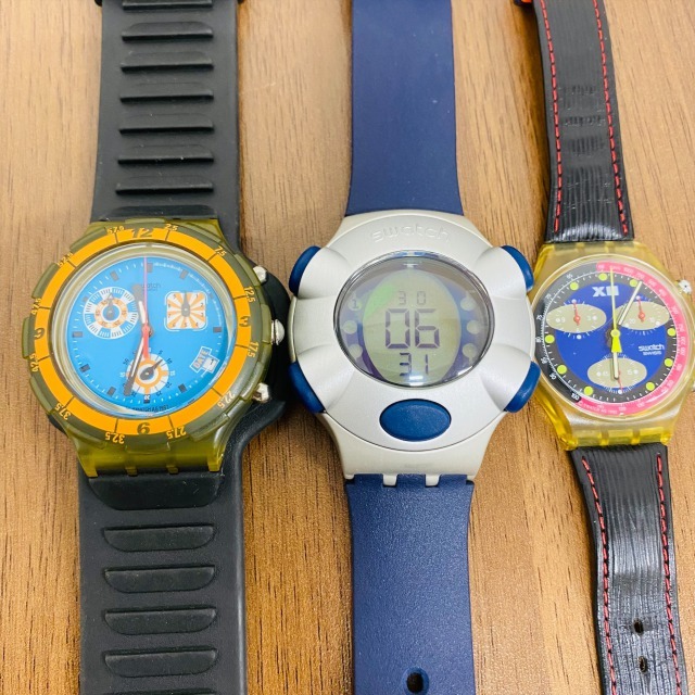 SWATCH スウォッチ クロノグラフ 8本 セット 可動 アクセサリー 時計