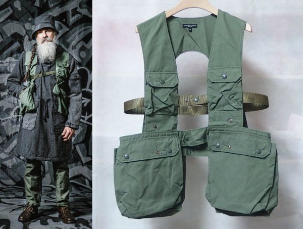 Engineered Garments エンジニアードガーメンツ Shooting Vest Nyco Ripstop シューティング ベスト S_画像1