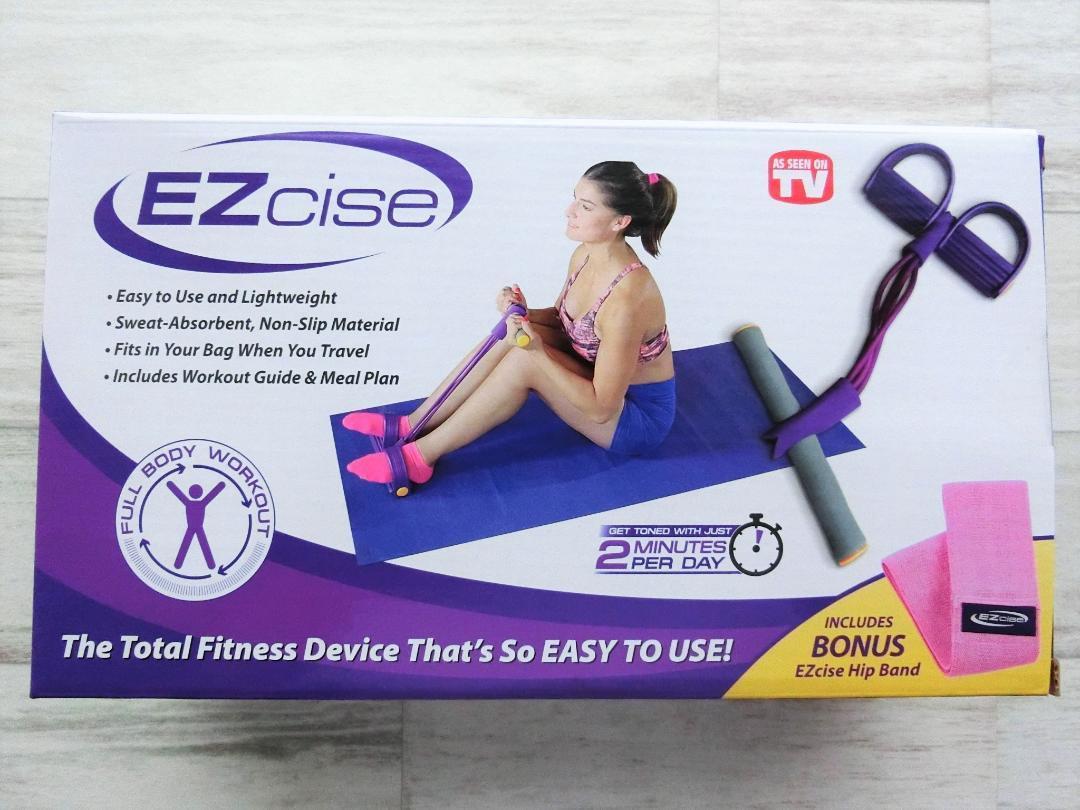 【新品未開封】EZcise レジスタンスバンド 腹筋 トレーニングチューブ_画像1