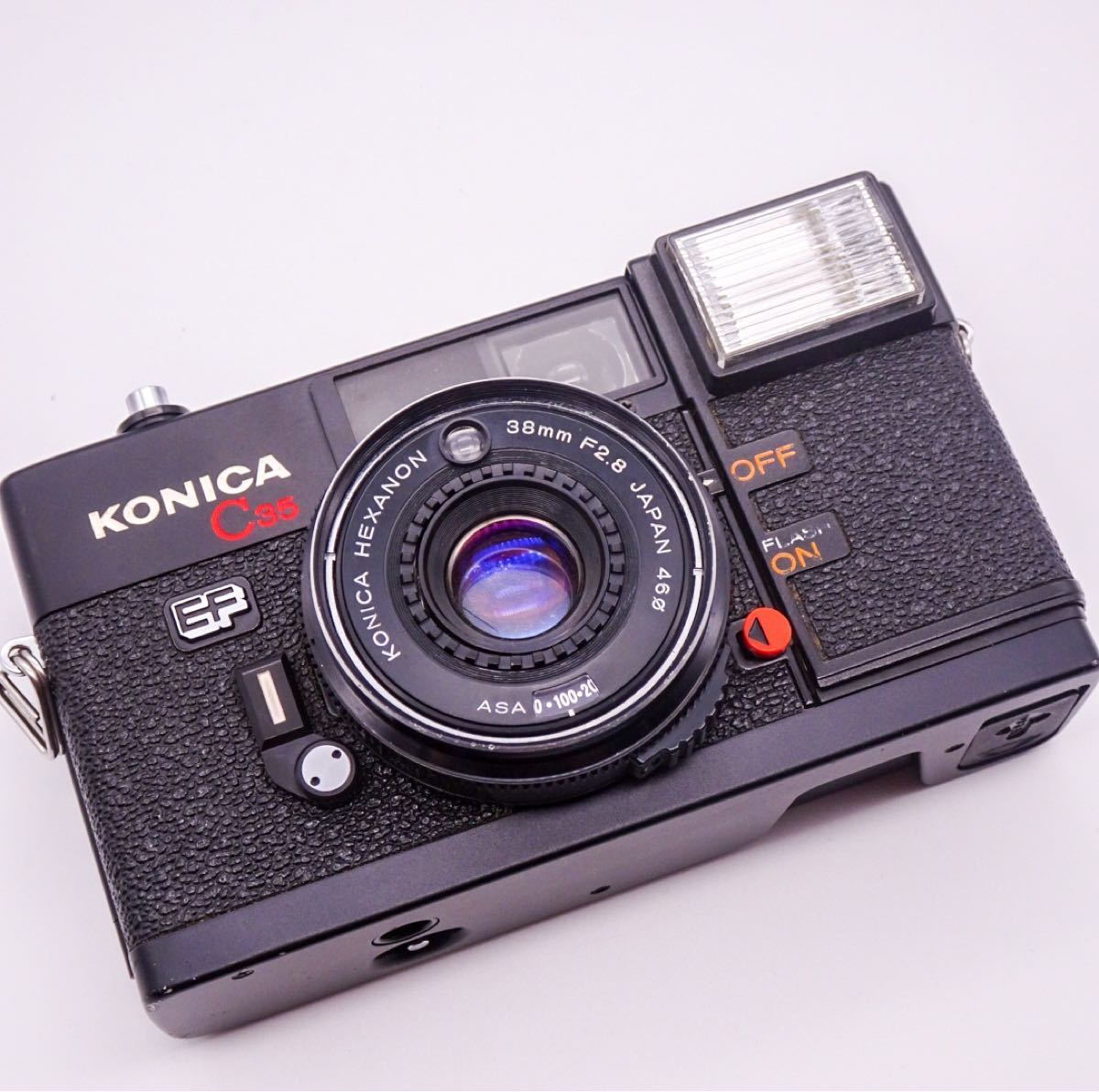 完動 美品 KONICA C35 EF コニカ フィルムカメラ ピッカリコニカ-
