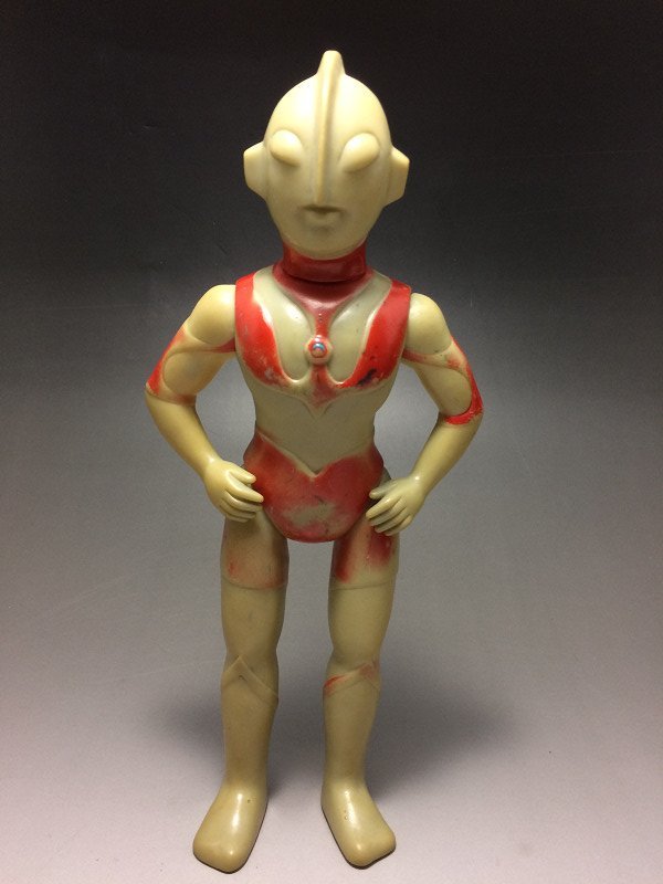 マルサン ウルトラマン ソフビ 1966年 全長29cm 昭和レトロ 当時 マルサン ウルトラマン ソフビ 1966年 全長29cm 昭和レトロ 当時