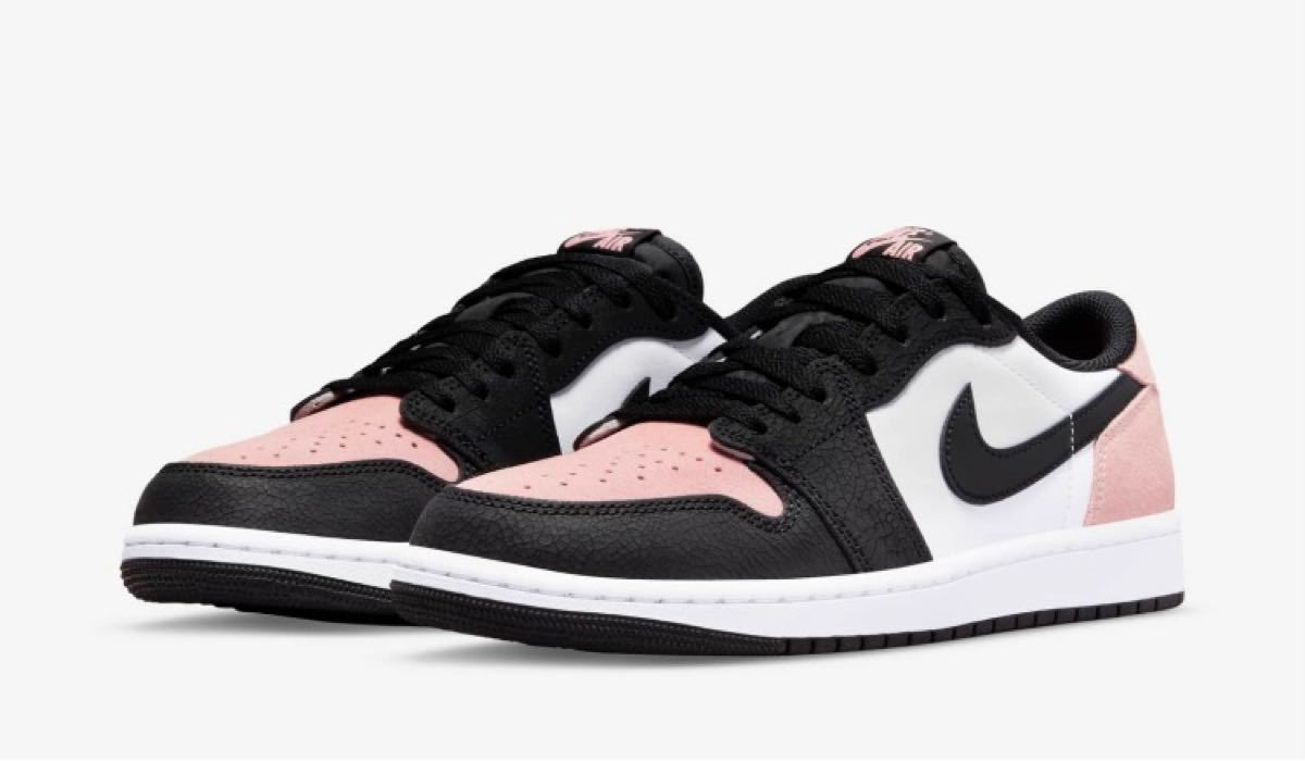 NIKE AIR JORDAN 1 LOW OG STATE HAZE BLACK/BLEACHED CORAL 26.0cm 1
