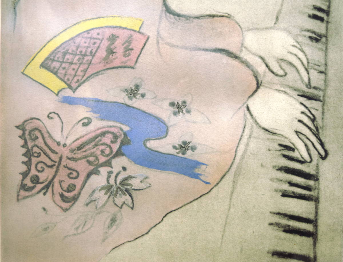 真作保証】フジ子・ヘミング「おさらい」銅版画/直筆サインあり/魂の