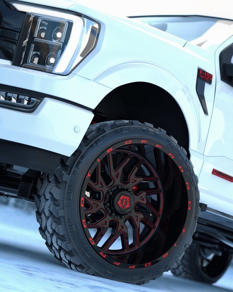 TIS 544BMR 22x12J Tundra Sequoia 22 дюймовый грязь колесо с шиной ATTURO TRAIL BLADE MT 33x12.50R22 35x12.50R22 37x13.50R