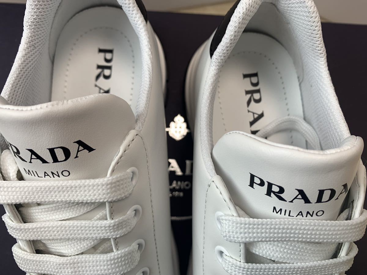 レディース 新品 未使用 PRADA プラダ スニーカー PRADAロゴ オール