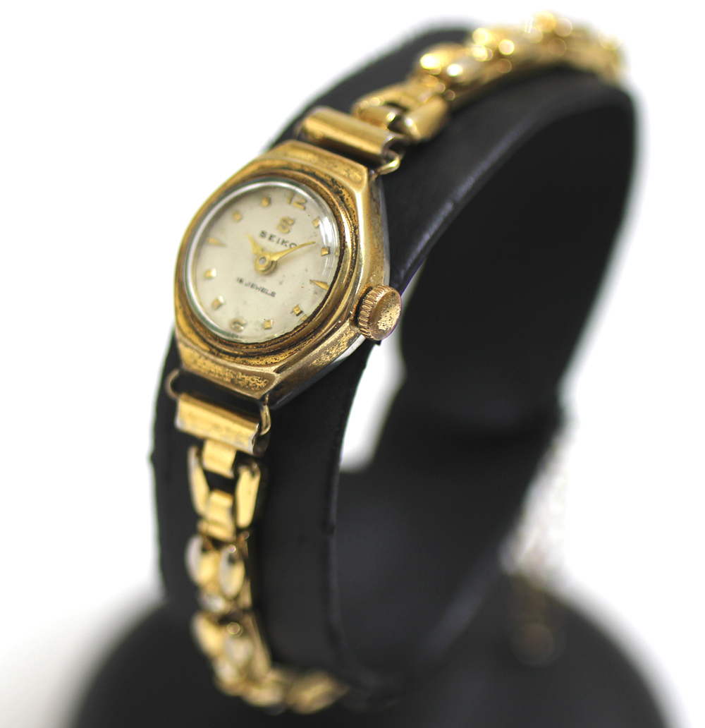 SEIKO】セイコー VENUSMETAL BEZEL 鶴マーク アンティーク 手巻き SEIKO】セイコー VENUSMETAL BEZEL 鶴マーク アンティーク 手巻き