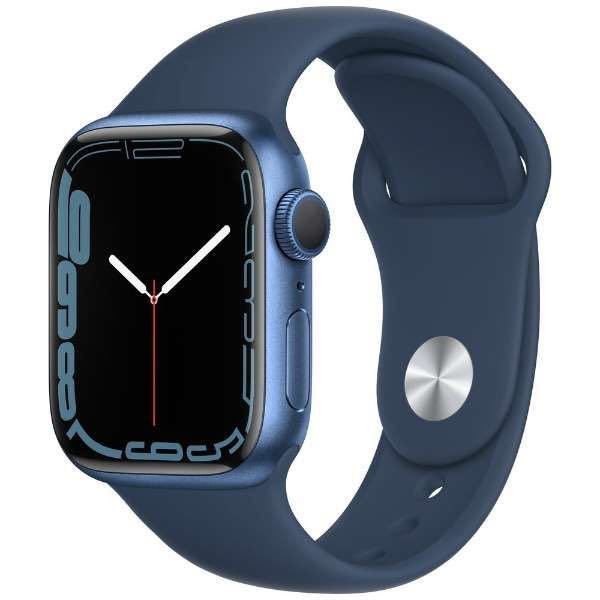 ふるさと納税 かわいい～ Apple Watch Series 7 GPS 41mm アビスブルー アルミニウム スポーツバンド orthodoxrevival.com orthodoxrevival.com