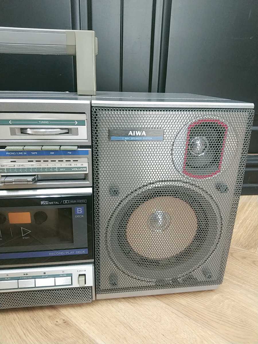 AIWA CA-W2 アイワ ラジカセ 昭和レトロ ラジオ カセットテープ