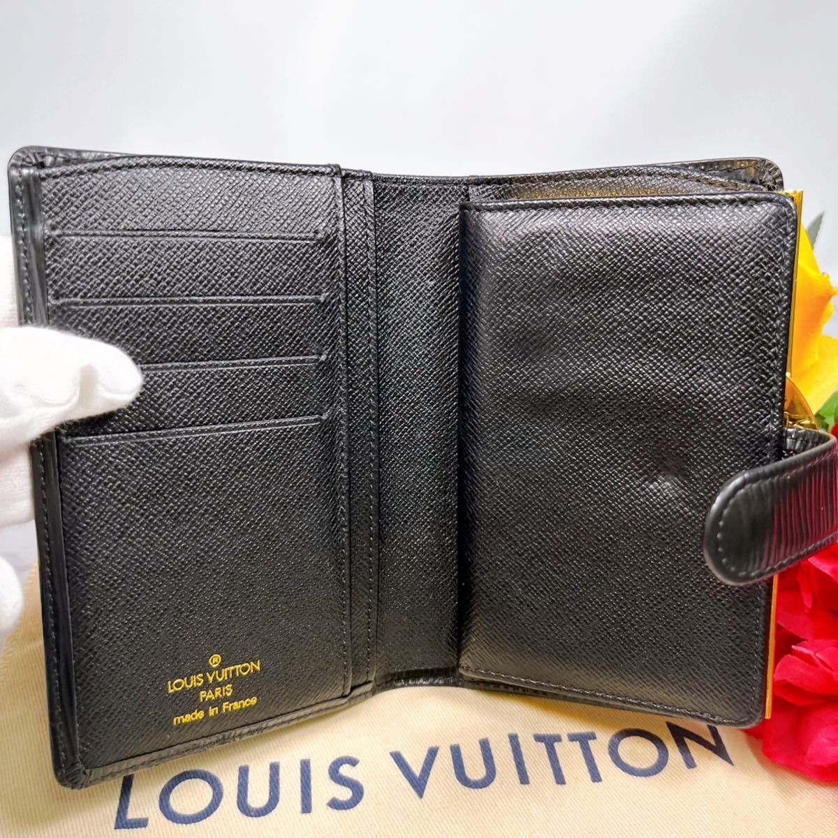 ♪極美品♪ ヴィトン エピ ポルトモネビエ ヴィエノワ がま口財布