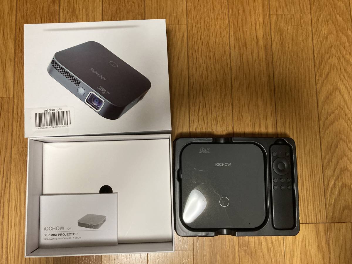 iOCHOW iO4 ミニ プロジェクター 小型 DLP 3000 ルーメン 1080PフルHD