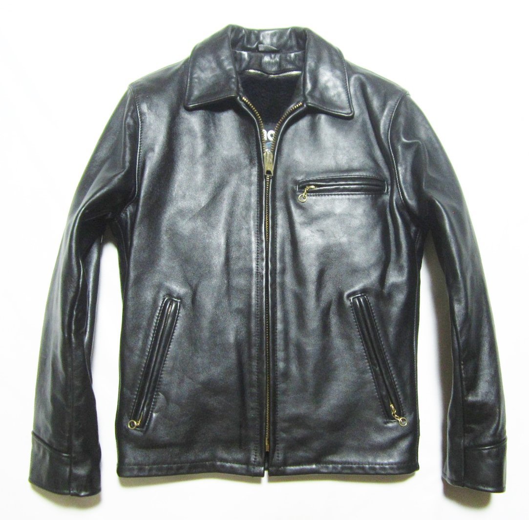 極美品 Schott .N.Y.C AT101 ショット シングル ライダース /36