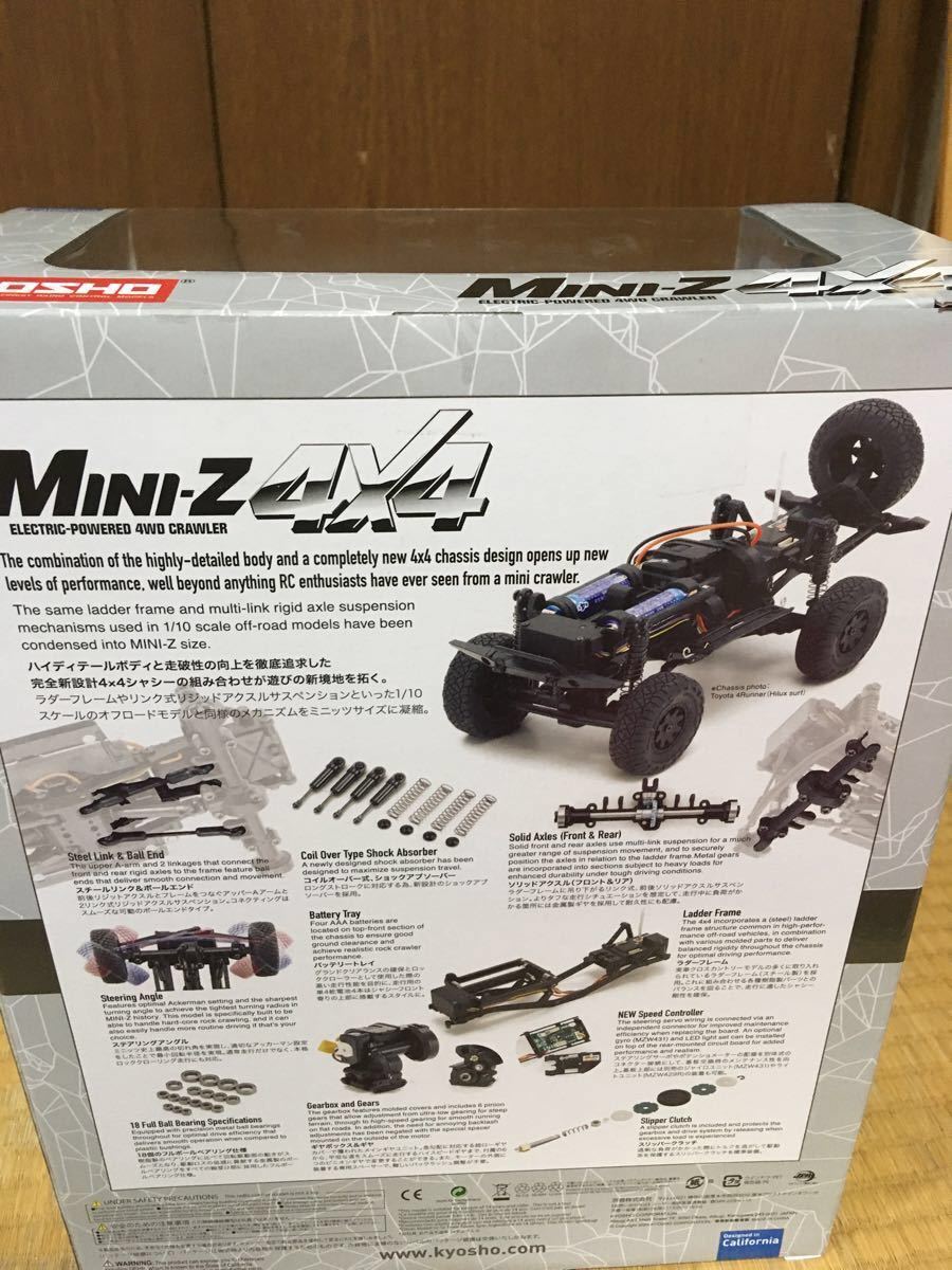 ◆特別装備◆電動 RC ミニッツ4×4 レディセット トヨタ 4ランナー(ハイラックスサーフ) アクセサリーパーツ付 