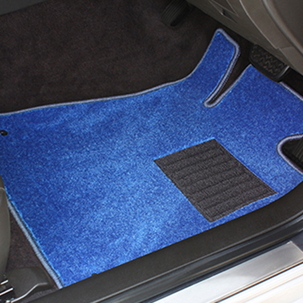 フロアマット デラックス タイプ ビクトリー・ブルー ダイハツ ミラジーノ H16/11-H21/04 4WD