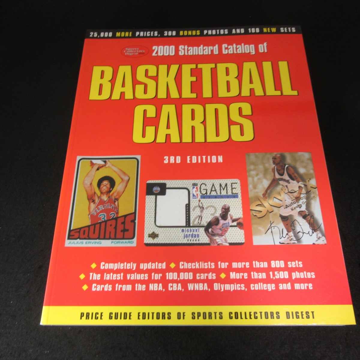 絶版★バスケット・カード 洋書 『2000 Standard Catalog of BASKETBALL CARDS (3rd EDITION)』 ■送185円 コレクター価格表◇_画像1