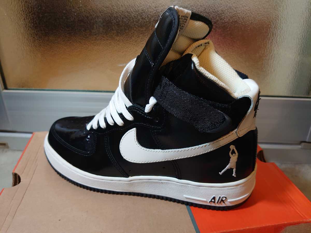 経典ブランド QS 新品AIR SHEED白パテント30cm FORCE 1 HI 1 RETRO