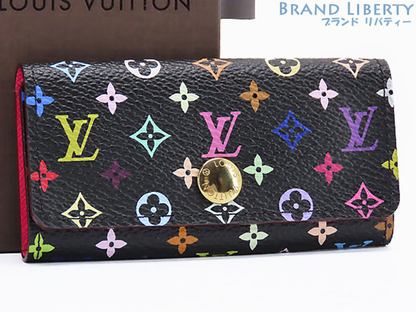 ルイヴィトン LOUISVUITTON キーケース ４連 マルチカラー