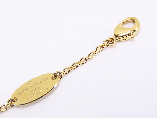  beautiful goods Louis Vuitton brass reesen car ruVgiyo-shu chain bracele Gold M64269