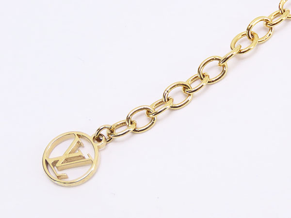  beautiful goods Louis Vuitton brass reesen car ruVgiyo-shu chain bracele Gold M64269