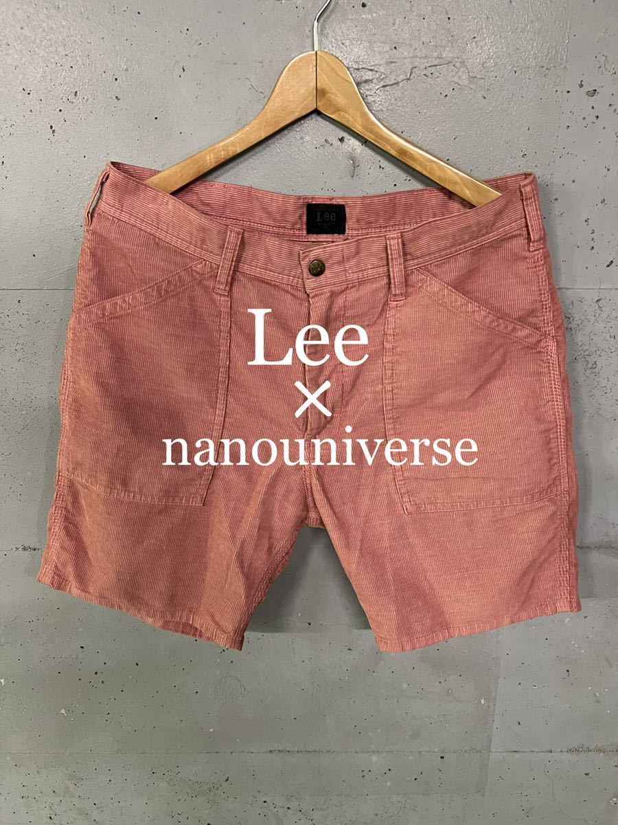 美品！Lee×nanouniverse 別注ショートパンツ！