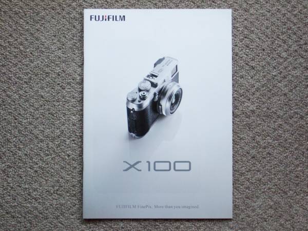 【カタログのみ】FUJIFILM X100 2012.11 検 XF XC FUJINON_画像1