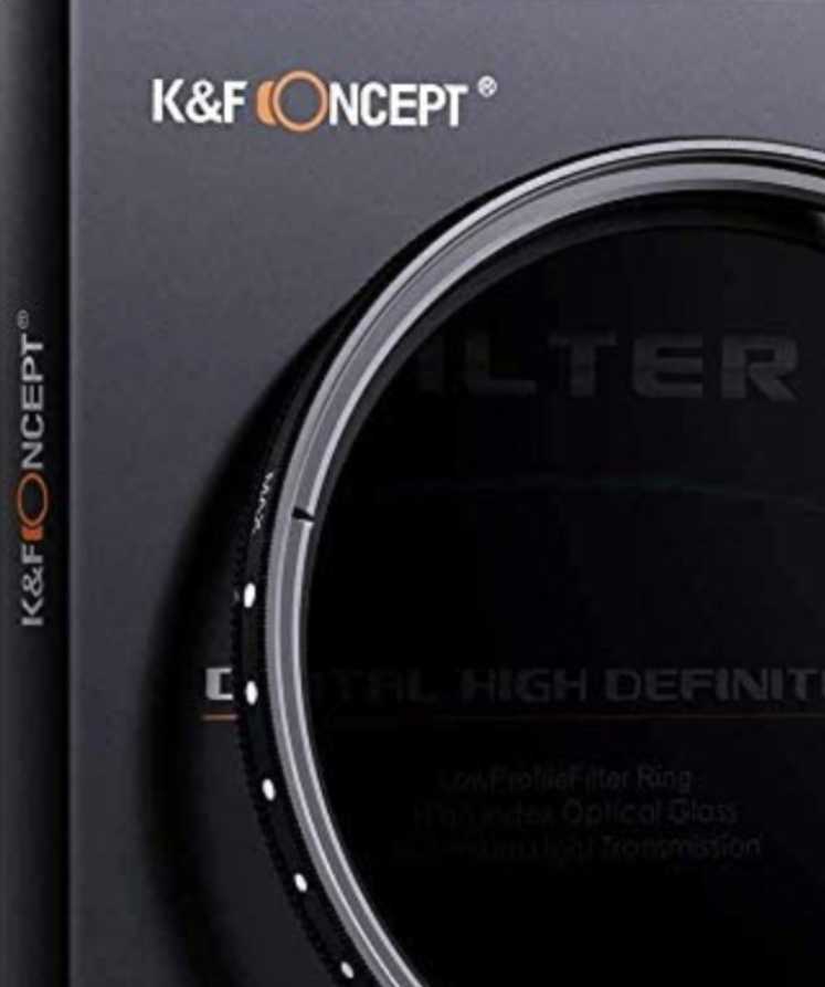 K＆F 可変NDフィルター62mm ND2～ND400_画像1