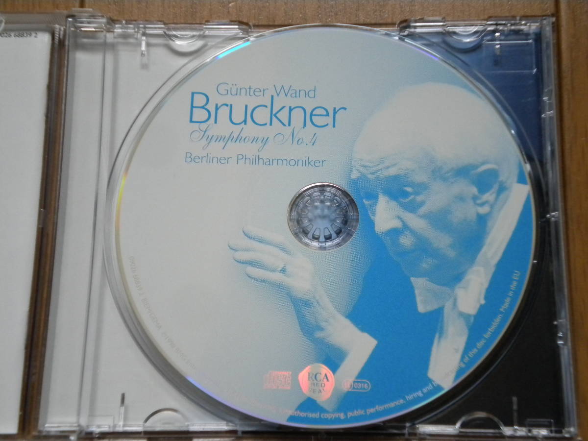 ブルックナー/交響曲第4番「ロマンティック」(1878/80年稿)/ヴァント/ベルリン・フィル/輸入盤_画像2