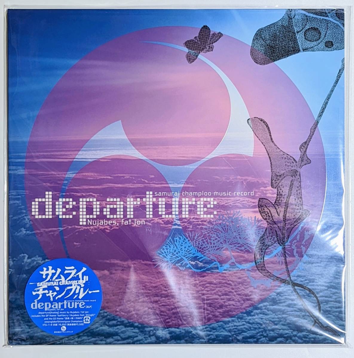 【新品未使用】samurai champloo music record departure LP2枚組 アナログレコード盤_画像1