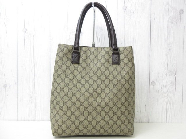 極美品 GUCCI グッチ GG柄 トートバッグ ハンドバッグ バッグ PVC ...